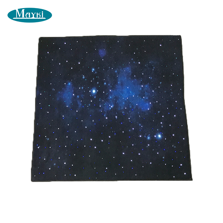 Motion sensor fibre optic mat